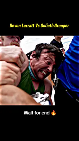 Devon larratt vs Goliath Grouper 😱🔥 #strength #GymTok #challenge #usa #viral 