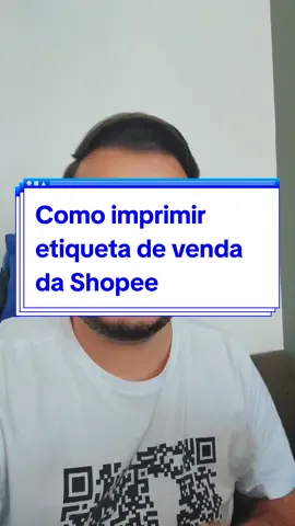 Como imprimir etiquetade venda na Shopee? #empreendedorismo #shopee #shopeebrasil #marketplace #negociosonline #vendasonline 