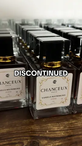 I will no longer be making Vanilla Matrimony Intense ⚫️