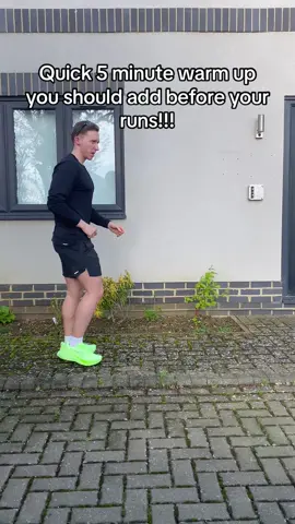 Warm up routine to do before your runs!  #warmup #run #Running #runtok #fyp 