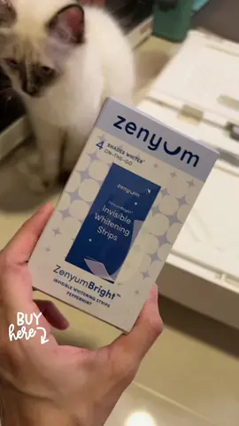 Whiter teeth in 14 days! #zenyum #whiteningstrips 