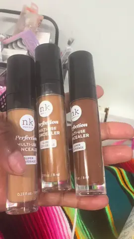 If you haven’t tried these nk makeup multi use concealer.  Let me put y’all on full coverage beautiful application blends like a dream.  Chefs kiss  #softglam #nakedbeat #fullglammakeup #travelingmua #muaedition #promseason24 #BeautyTok  #beautyfinds #nickaknewyork #glamsquadgoals #bridalmakeup #hairstoremakeup 