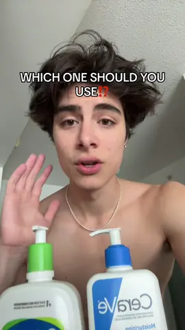 Which moisturizer do y’all prefer⁉️ #skin #skincare #skincareroutine #moisturizer #cerave #cetaphil #samzia 