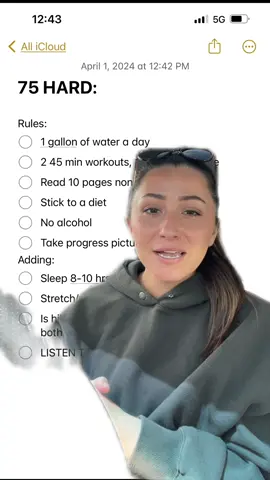75 HARD Day 1 babyyyyy  #75hardchallenge #75hard #75hardjourney 