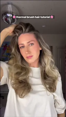 big fan of the thermal brush ✨ #thermalbrush #hairtutorial 