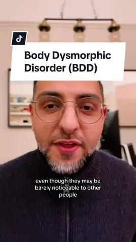 Body dysmorphia, or body dysmorphic disorder (BDD), is a mental health condition characterised by obsessive preoccupation with perceived flaws in physical appearance. Individuals with BDD often engage in repetitive behaviors or mental acts in response to these perceived flaws, such as excessive grooming, seeking reassurance, or comparing themselves to others. This condition can significantly impair daily functioning and lead to distress and social isolation. Treatment typically involves therapy, medication, or a combination of both. #bodydysmorphia #bdd #MentalHealth #psychiatry #psychiatrist 