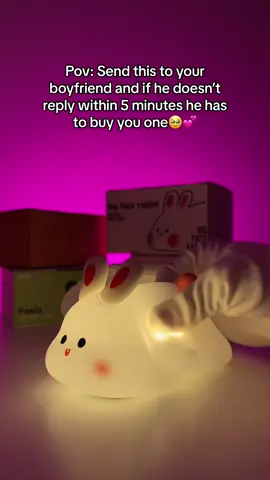 Link in bio🥰 #cute #bunny #light #lamp #sleep #tiktokmademebuyit #viral #fyp 