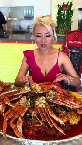 Deluxe Seafood Platter at Bubbas Crab House in Rowland Heights, CA #rainaiscrazy #food 