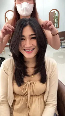 Layered cut 🐺 เลเยอร์คัท #ออกแบบทรงผม #haircut #hairstyles #ตัดผมสวย #ทรงผมผู้หญิง #ทรงผมเกาหลี #ผกาวรรณบิวตี้อยุธยา 