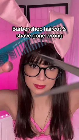 ASMR barber shop haircut and shave gone wrong roleplay #asmr #asmrroleplay #asmrbarber #asmrhaircut #CapCut 