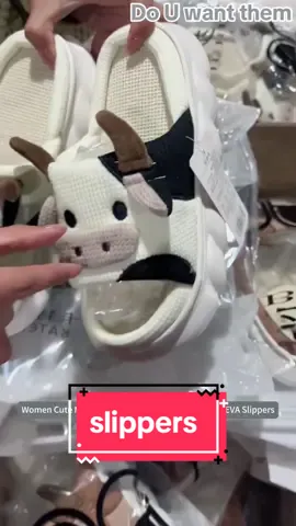 slippers#slippers #TikTokMadeMeBuyIt #Spotlight #Springsale #cowslippers 