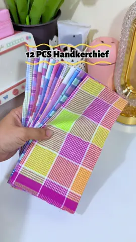 lalo na sa tulad kong pawisin ang kamay na kailangan lagi may panyo na hawak. #handkerchief #cottonhandkerchief #panyo #musthave #dailyessentials 