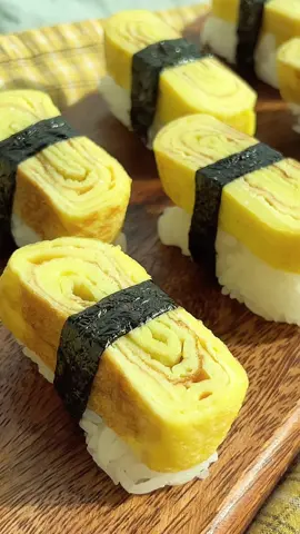 its egg sushi time💛 #EasyRecipe #eggreci 