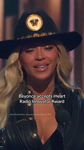 #Beyonce delivers a heartfelt and personal speech accepting the #iheartawards2024 Innovator Award 🌟