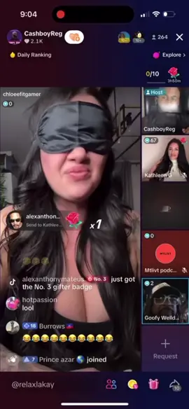 Le Hood est blind 😭! @goofywelldone  parle de ça relation plus longue. @big.tony420  shoot son shot avec @chloee_fitgamer  Shout out to @mtlivt  @wsc.montreal  Follow @cashboyreg  @kathleenisabellee  Mon show 100ZIN billets dans ma bio ! https://thepointofsale.com/tickets/100zincashboyreg