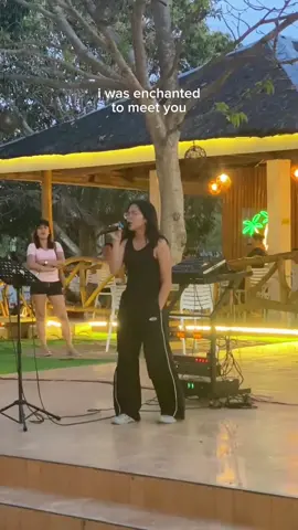 impulsively singing enchanted at a beach resort #enchanted #taylorswift #singing #trend #fyp #tiktokph 