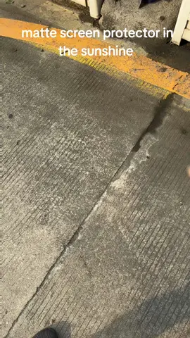 matte screen protector in the sunshine, amazing #mattescreenprotector #screenprotector 