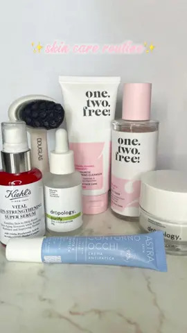 📷Skin Care Routine📷 by @_ariannadimaio_ #skincareroutine  Prodotti utilizzati:  - Favourite Foaming Cleanser, One Two Free  - Magic Toner, One Two Free  - Siero Purify, Dropology  - Vital Skin-Strengthening Super Serum, Kiehl's  - Crema occhi, Astra  - Crema viso Hydra, Dropology #skincare  #glowingskin  #skincareroutine  #SelfCare  #beauty  #healthyskin  #dropology  #onetwofree  #beauty