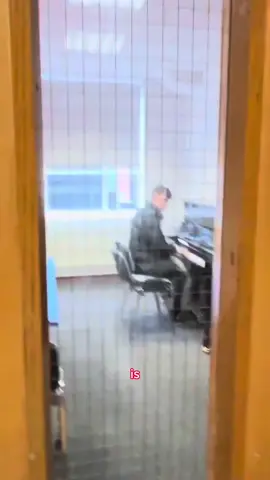 Staying late at school. I enjoyed a wonderful piece of music #music #piano #pianocover #public #csnpiano 