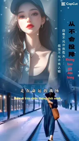 从不会投降_ Không bao giờ đầu hàng_ Dù cho khó khăn đến đâu cũng không bao giờ được đầu hàng💔😔#capcut #经典老歌#音樂分享 #从不会投降#douyin_china #xuhuong#好聽 #taiwan #music #nhactrung #tamtrang