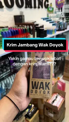 Tumbuh dan lebat pakai krim wak doyok  #LebaranEkstraSale #wakdoyok #wakdoyok.indonesia #wakdoyokoriginal #krimwakdoyok #krimbrewok #brewok #tips #produk #produkcare #beardsoftiktok #fyp #masukberanda #viral #capcut