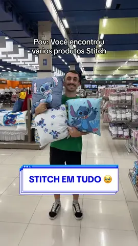 Sim, não para de chegar produtos do #Stitch na #Havan! 💙 Já comenta aí, qual é seu favorito? O ursinho mexeu comigo! 🥹 #TemNaHavan 