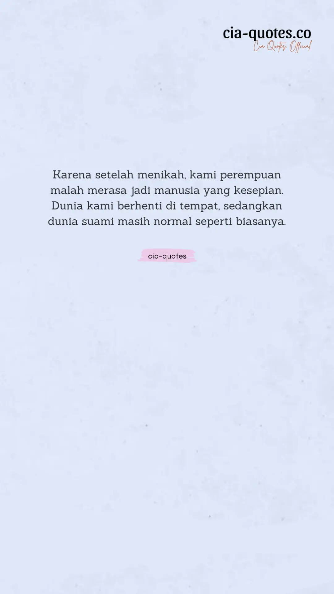 Siapa yang disini merasa kesepian setelah menikah?😢 #suamiistri #galaustory #quotes #teruntuksuamiku #pejuanggarisdua #pasangan #fypシ゚viral #fypシ #nasehatpernikahan #suami #menikah #pernikahan #sedih 