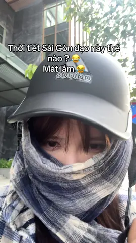 Mát quá trời, mặc mấy lớp áo vẫn thấy mát 😂#thieubaotram 