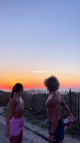the best runs  #run #sunrise #Fitness #Running #fyp #couple 