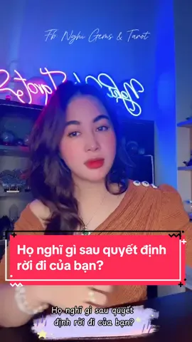 Họ nghĩ gì sau quyết định rời đi của bạn? #nghihatarot #tarotreading #tarot #trảibàitarot #tìnhyêu #xuhuong 