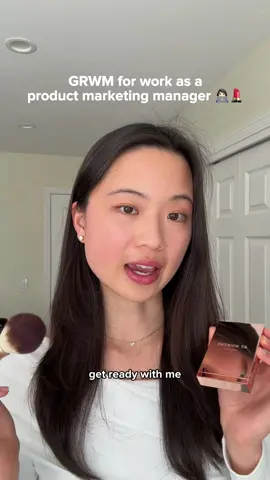 #ad GRWM for work as a product marketing manager featuring some of my favorite Next Big Thing products from Sephora! 💄🎀 @Patrick Ta Beauty @makeupbymario @Phlur Fragrances #grwm #makeup #career #productmarketing #workmakeup