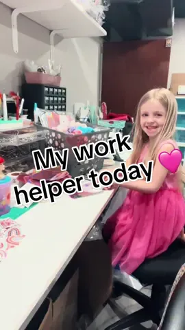 When you own your own business and work from home…today she asked me if she could come help me work so I said yes! Teaching her hard work and dedication today! She said “I want to be just like you mommy and I’m so proud of myself for making these” 🩷 #fyp #mygirl #smallbusinessowner #smallbusinesscheck #SmallBusiness #businessowner #businesstiktok #littlehelper #sahm #momtok #MomsofTikTok #daughtersoftiktok #hardworkpaysoff #dedication #dreamsdocometrue #CapCut   