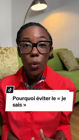 Pourquoi faut-il éviter le « je sais »  . . . . . . #eloquence #mieuxparler #communication #apprendreacommuniquer #eloquencechallenge #bienparlerfrançais #mieuxparler #biensexprimer #bonnesmanières🇫🇷 #elegancefrance #apprendrelesbonnemanieres #reglesdebonnesmanieres 