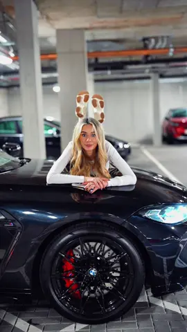 Do I make a cute bunny? #bmwm4 #cartok #cargirl #bmwgirl #bugsbunnychallange 