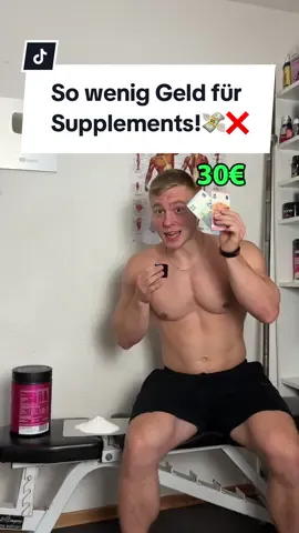 So kommst du mit wenig Geld für Supplements aus!💪🏻 #gym #Fitness #bodybuilding #pumpen #creatin #tipp 