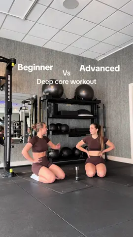 Deep core workout for all abilities 💪🏼 wearing @VQ FIT dc: ZOANDEM  3-4 rounds x 20-30 seconds per exercise (beginner) & 30-45 seconds per exercise (advanced) enjoy! 🫶🏼🤍