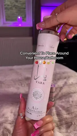 If You Love Yara Lataffa You Will Love The Air Freshener Version🍓🍊🥛🧁 Not Only Does It Smell Good But Looks Great Around The House. #yaralataffaairfreshener  #yaraairfreshener #yaraspray 