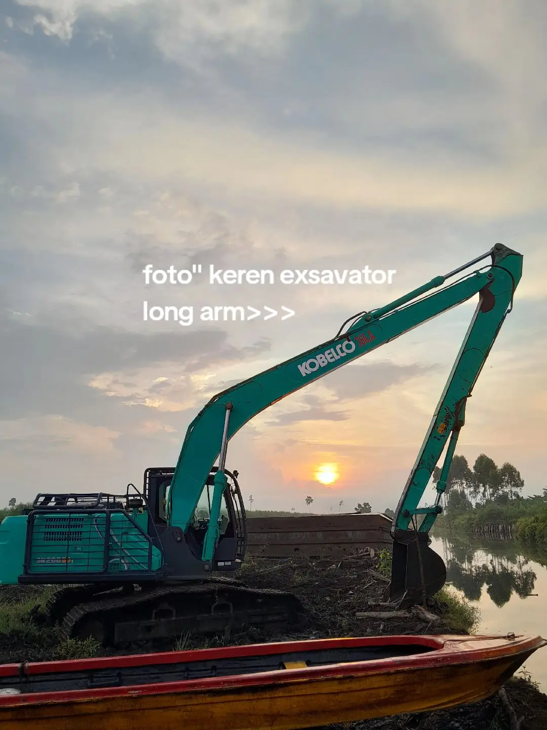 pesona long arm ,rpm pulau padang kec.meranti. #exsavator #longarm#helpermuda#fypp