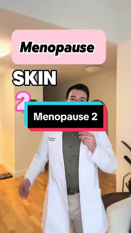 Menopause skin part 2-by popular demand! #doctor #hormones #skincare #menopause 