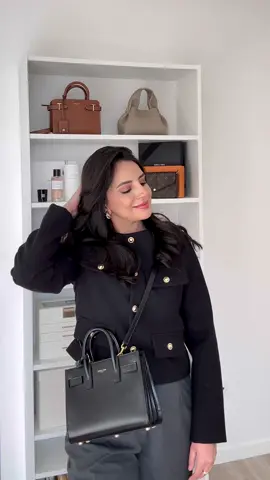 Unbox my new Saint Laurent bag with me 🖤 #ysl #saintlaurent #sacdejour #sacdejournano #luxurybag 