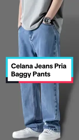Celana jeans pria baggy pants pria kulot jeans oversize biru laut loose pants 😎🔥🔥🔥 #JelajahRamadan #rekomendasi #jeansoutfit #celanajeans #celanapanjangjeans 