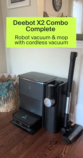 Deebot X2 Combo Complete left me insanely impressed #artificialintelligence #ai #robovac #cleaningszn