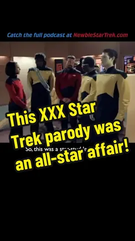 This XXX Star Trek parody was an all-star affair! #startrek #startrektng #tng #picard #riker #trektok #trekkie #scifi #comedy #foryoupage #foryou #fyp 