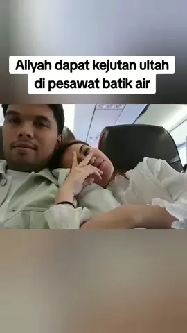 Aliyah dapat kejutan ultah di pesawat batik air #fyp #fypシ #aliyahmassaid #toriqhalilintar #fujian 