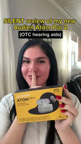 Silent review of our Atom Pro 2's  For those considering hearing aids, visit audienhearing.com today for all the details you need. #StayConnected #ClearConversations #HearBetter #HearingForEveryone #itstimetohearagain 