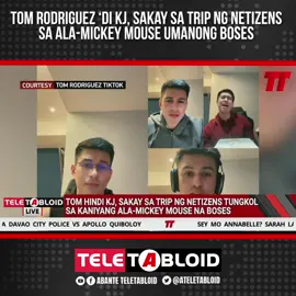 Imbes na maimbyerna, sumakay na lang sa trip ng netizens si Tom Rodriguez matapos maging tampulan ng katatawanan ang kanyang song cover na kaboses daw ni Mickey Mouse. @akosimangtomas Panoorin ang iba pang latest tsika: https://youtu.be/v3RKqPLz3bw #Teletabloid #AbanteNews #EntertainmentNewsPH #fyp