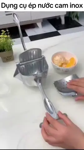 Dụng cụ ép nước cam inox cầm tay tiện dụng #xuhuong #tịtok #xuhuongtiktok 