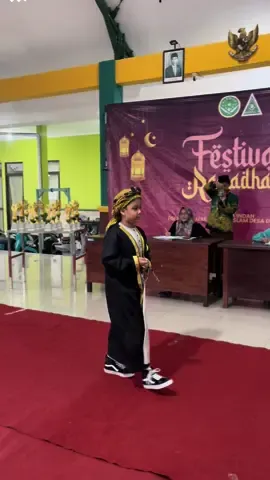 #Fashion Show Baju Jubah Putih #zaferkids 