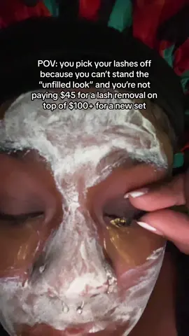 p.s (i’ve been doing this for YEARS and every lash tech i’ve ever went to has always complemented how full and nice my lashes are) ALSO i use coconut oil or vaseline sometimes for slip and on my lash breaks castor oil on my lashes everynight + vaseline to lock it in but DONT DO THIS LMAO #lashextensions #fyp 