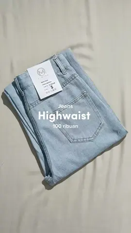 ringan banget bahannya nyaman dipake seharian 😍😍 #fyp #fypシ゚viral #highwaistjeans #rekomendasijeans #jeansbirumuda 